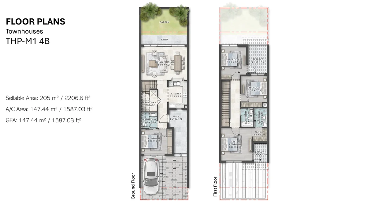 4_Bedroom_Townhouse_Floor_Plan